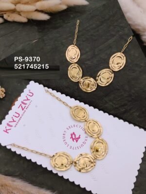 PS-9370_A Anti-Tarnish Stainless Steel Western Necklace Necklace