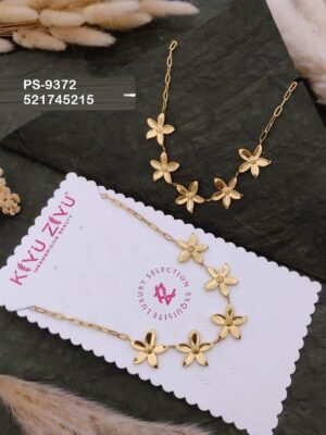 PS-9372_A Anti-Tarnish Stainless Steel Western Necklace Necklace