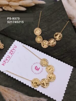 PS-9373 Anti-Tarnish Stainless Steel Western  Necklace