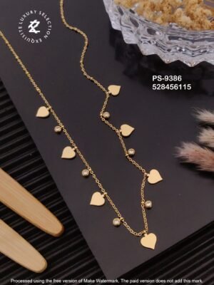 PS-9386 Anti-Tarnish Stainless Steel Daily Wear Necklace