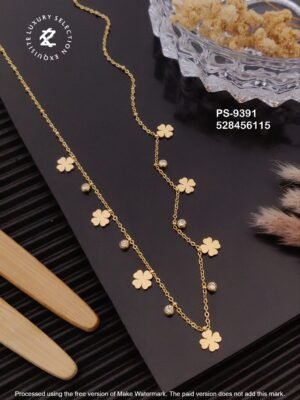 PS-9391 Anti-Tarnish Stainless Steel Daily Wear Necklace