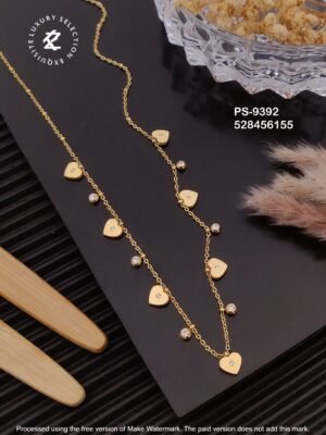 PS-9392 Anti-Tarnish Stainless Steel Daily Wear Necklace