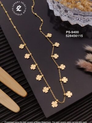 PS-9400 Anti-Tarnish Stainless Steel Daily Wear Necklace