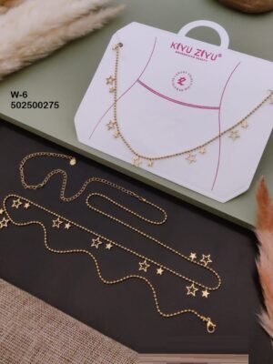 W-6 Anti-Tarnish Stainless Steel  Waist Chain