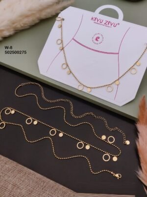 W-8 Anti-Tarnish Stainless Steel  Waist Chain