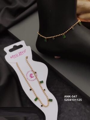ANK-547 Anti-Tarnish Stainless Steel Singel Piece  Anklets