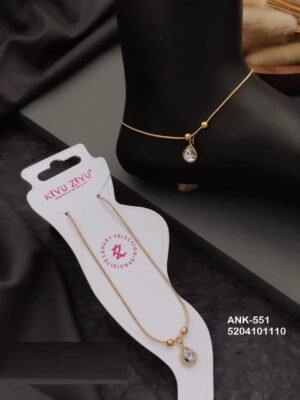 ANK-551 Anti-Tarnish Stainless Steel Singel Piece  Anklets