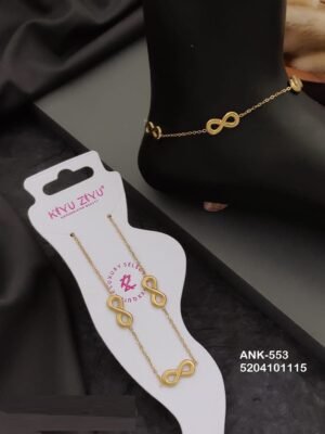ANK-553 Anti-Tarnish Stainless Steel Singel Piece Anklets