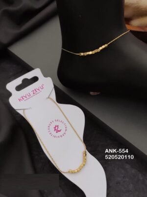 ANK-554 Anti-Tarnish Stainless Steel Singel Piece  Anklets