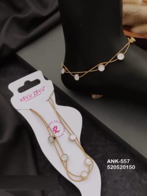 ANK-557 Anti-Tarnish Stainless Steel Singel Piece  Anklets