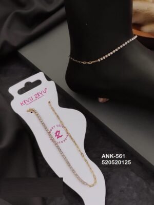 ANK-561 Anti-Tarnish Stainless Steel Singel Piece  Anklets