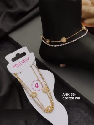 ANK-564 Anti-Tarnish Stainless Steel Singel Piece  Anklets