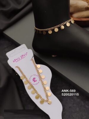 ANK-569 Anti-Tarnish Stainless Steel Singel Piece  Anklets