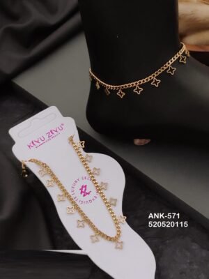 ANK-571 Anti-Tarnish Stainless Steel Singel Piece  Anklets