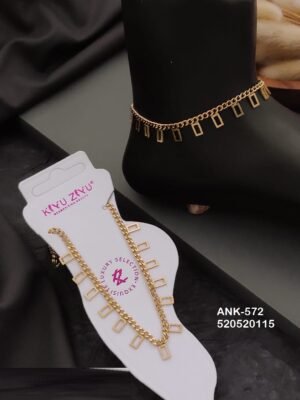 ANK-572 Anti-Tarnish Stainless Steel Singel Piece  Anklets