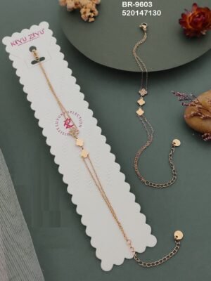 BR-9603 Anti-Tarnish Stainless Steel  Chain Bracelets
