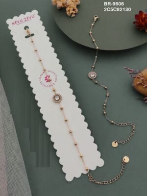 BR-9606 Anti-Tarnish Stainless Steel  Chain Bracelets