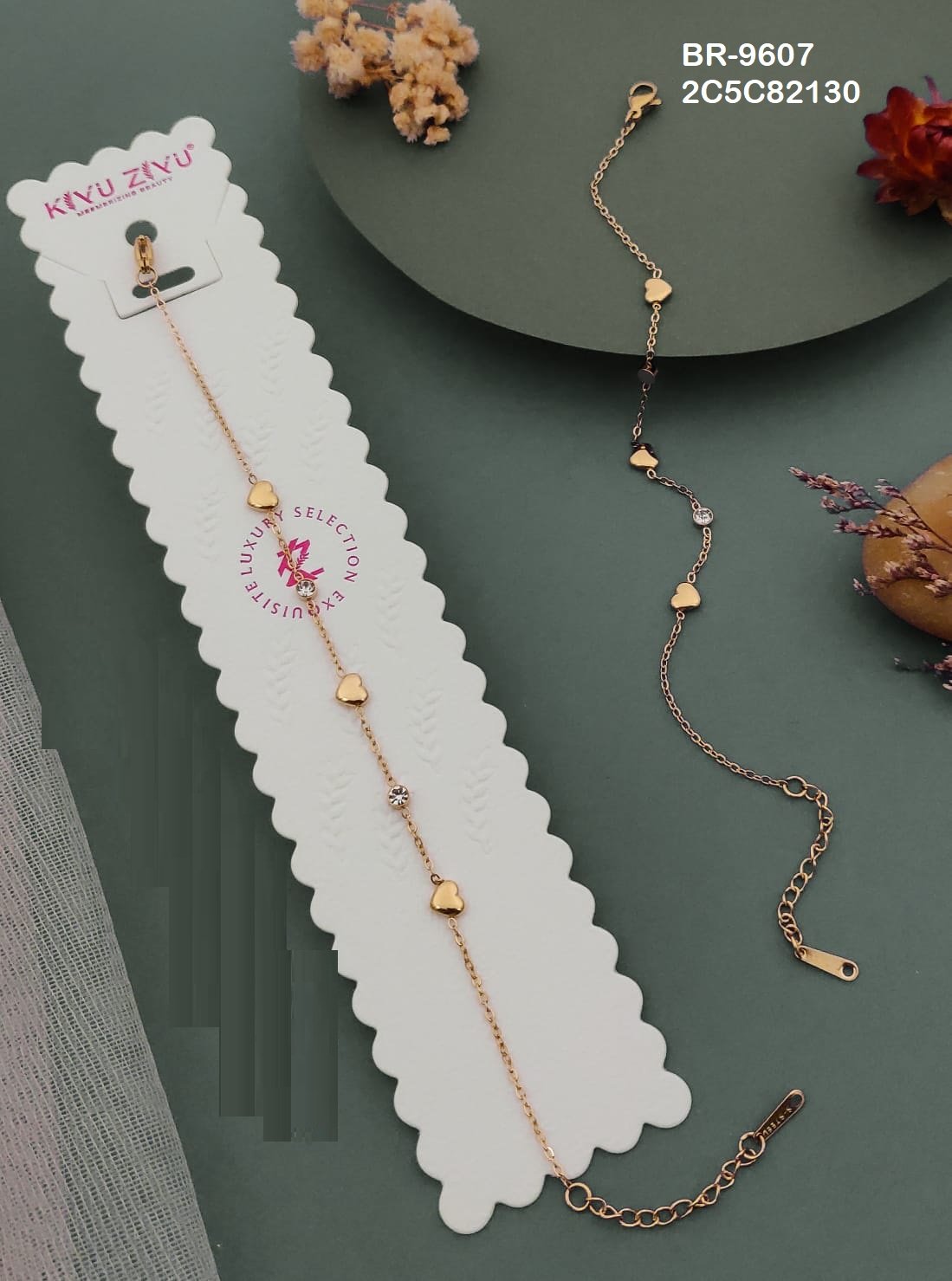 BR-9607 Anti-Tarnish Stainless Steel Chain Bracelets