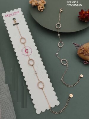 BR-9613 Anti-Tarnish Stainless Steel  Chain Bracelets