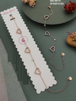 BR-9615 Anti-Tarnish Stainless Steel  Chain Bracelets