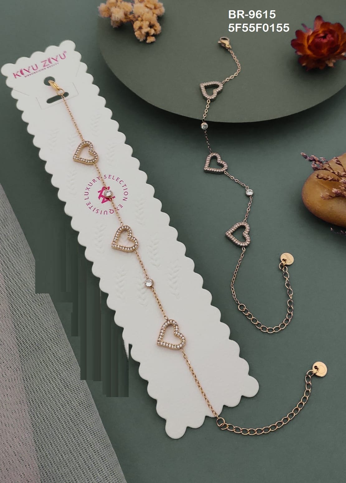 BR-9615 Anti-Tarnish Stainless Steel Chain Bracelets