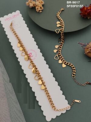 BR-9617 Anti-Tarnish Stainless Steel  Chain Bracelets