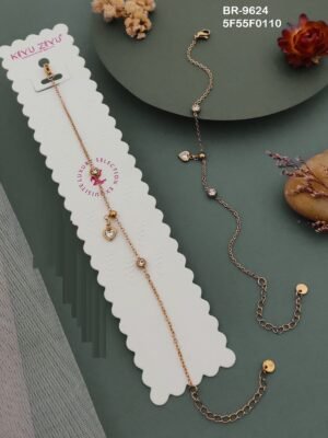 BR-9624 Anti-Tarnish Stainless Steel  Chain Bracelets