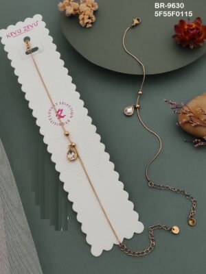 BR-9630 Anti-Tarnish Stainless Steel  Chain Bracelets