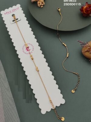 BR-9633 Anti-Tarnish Stainless Steel  Chain Bracelets