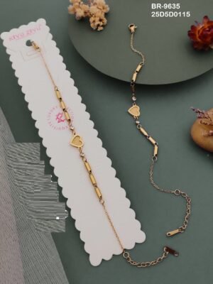 BR-9635 Anti-Tarnish Stainless Steel  Chain Bracelets