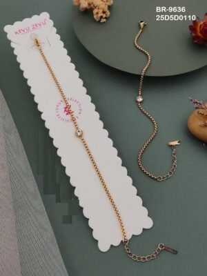 BR-9636 Anti-Tarnish Stainless Steel  Chain Bracelets