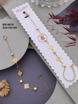 BR-9876 Anti-Tarnish Stainless Steel  Chain Bracelets