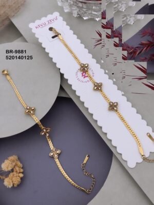 BR-9881 Anti-Tarnish Stainless Steel  Chain Bracelets