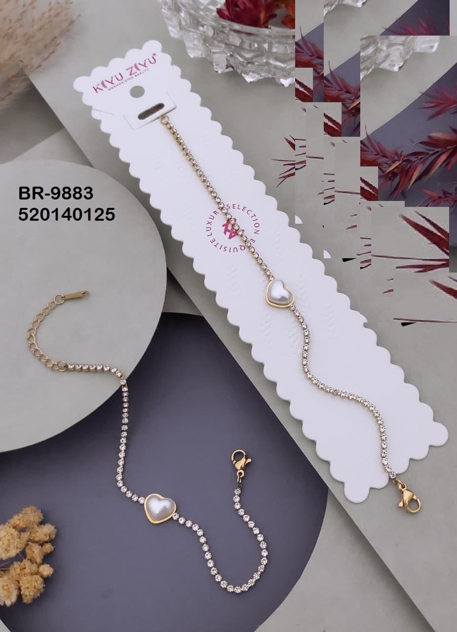 BR-9883 Anti-Tarnish Stainless Steel Chain Bracelets