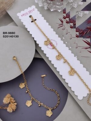 BR-9885 Anti-Tarnish Stainless Steel  Chain Bracelets