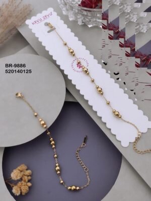 BR-9886 Anti-Tarnish Stainless Steel  Chain Bracelets