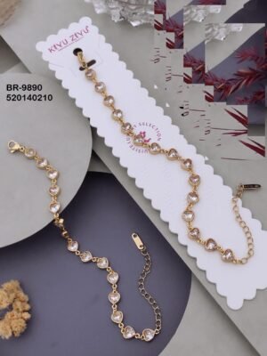 BR-9890 Anti-Tarnish Stainless Steel  Chain Bracelets