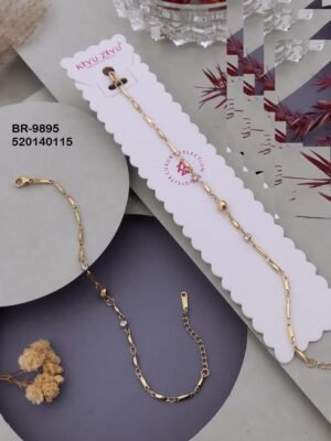 BR-9895 Anti-Tarnish Stainless Steel  Chain Bracelets