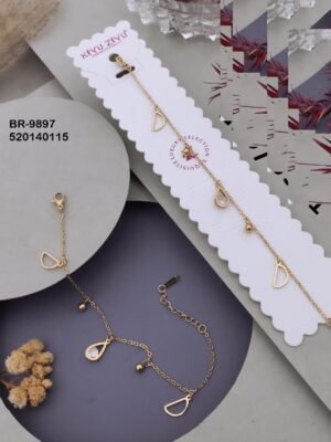 BR-9897 Anti-Tarnish Stainless Steel  Chain Bracelets