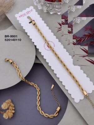 BR-9901 Anti-Tarnish Stainless Steel  Chain Bracelets