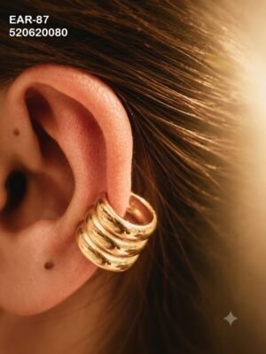 EAR-87 Anti-Tarnish Stainless Steel Single piece  Ear Cuffs