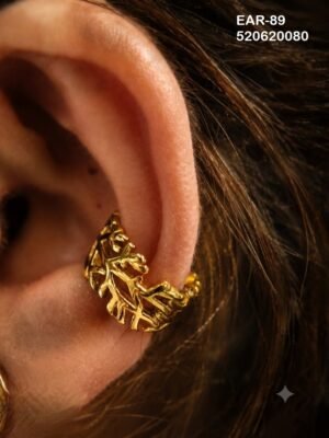 EAR-89 Anti-Tarnish Stainless Steel Single piece  Ear Cuffs