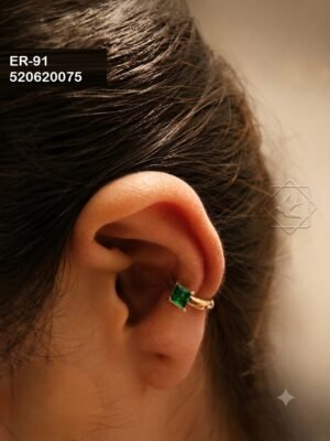 EAR-91 Anti-Tarnish Stainless Steel Single piece  Ear Cuffs