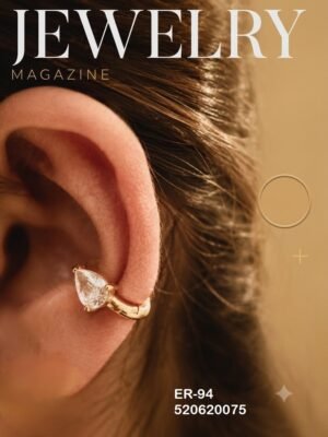 EAR-94 Anti-Tarnish Stainless Steel Single piece  Ear Cuffs
