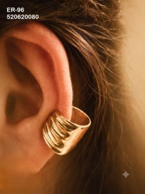 EAR-96 Anti-Tarnish Stainless Steel Single piece  Ear Cuffs