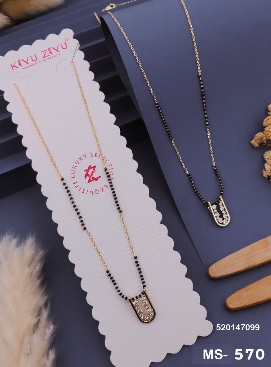 MS-570 Anti Tarnish impoted Brass Mangalsutra