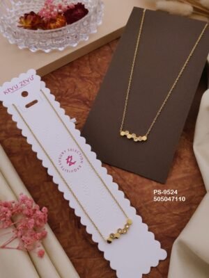 PS-9524 Anti-Tarnish Stainless Steel Daily Wear Necklace