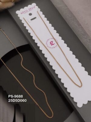 PS-9688 Anti-Tarnish Stainless Steel Only chain  Necklace