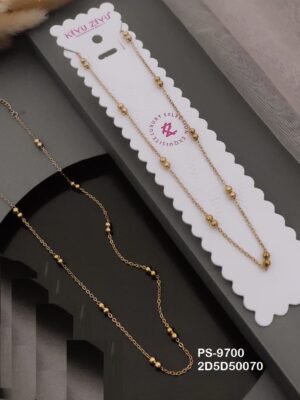 PS-9700 Anti-Tarnish Stainless Steel Only chain  Necklace