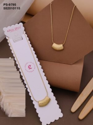 PS-9795 Anti-Tarnish Stainless Steel Stylist  Necklace